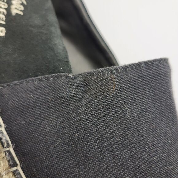 Karl Lagerfeld Espadrilles Women Loafers Slip on canvas suede upper Gray Size 12 - Picture 8 of 10